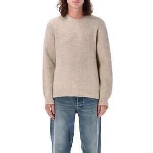 SUNFLOWER Men's Crew Neck Knit Sweater Men Beige Sweaters & Cardigans